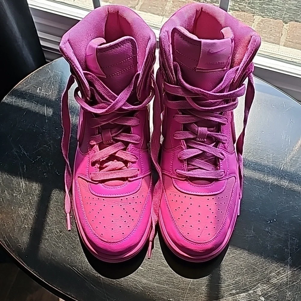Nike Dunk High x Ambush × Cosmic Fuchsia size 9 men 10.5 women from Goat - Picture 8 of 11